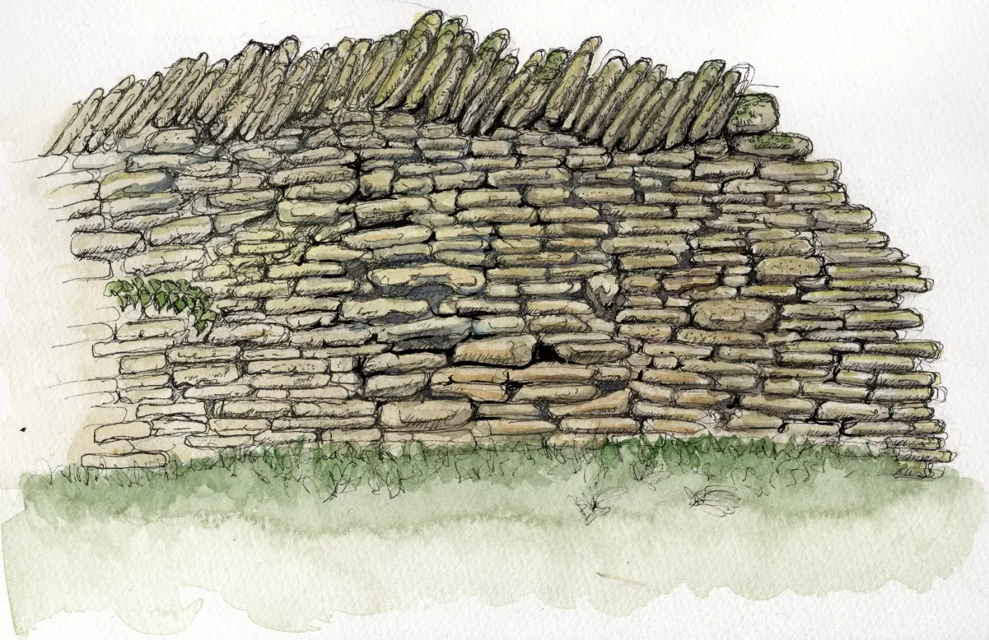 Muret de pierre
